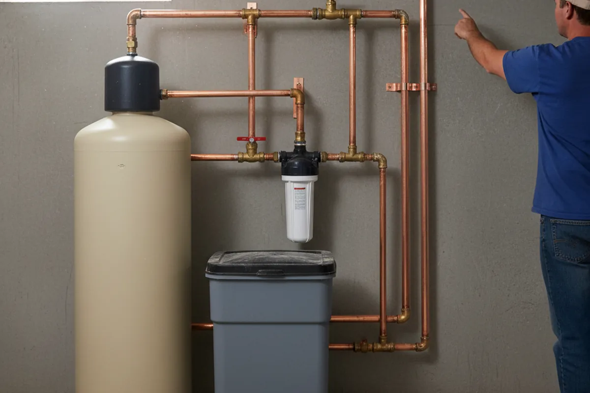 Whole-house water treatment system installed in Alhambra